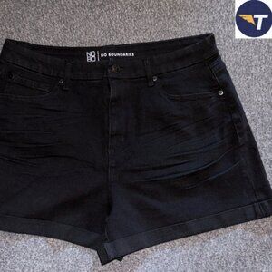Women Black Jean Shorts New Without Tags (17)